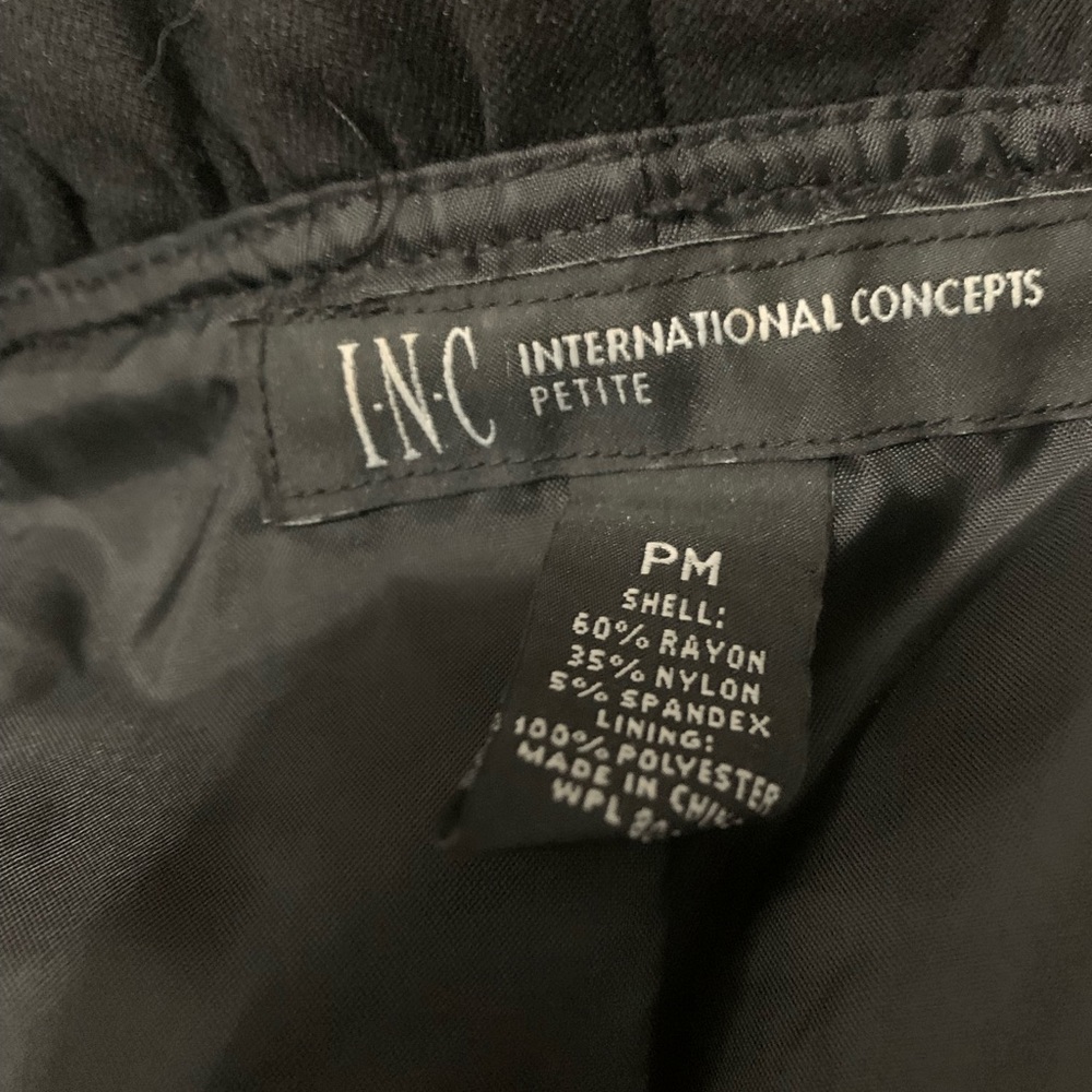 Inc Ruffled Front Snap Closure Blazer Jacket - image 8